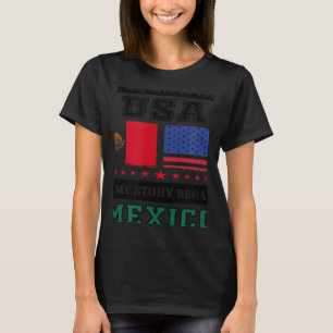 Es lebe Mexiko Flagge Stolz Unabhängigkeitstag 16. T-Shirt