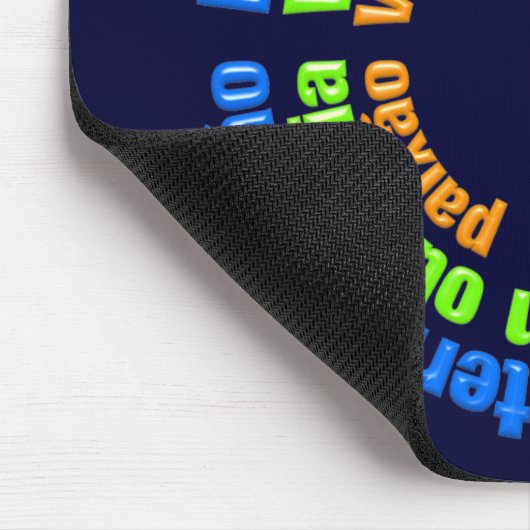 es lebt mit Leidenschaft Mousepad (Ecke)