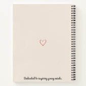 ES Lehrer Wertschätzung Geschenk Zolllehrer Notizblock (Rückseite)