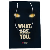 Es leuchtet die Augen "Was.Are.You". Mittlere Geschenktüte (Vorderseite)