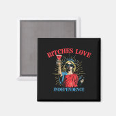 Es Liebe Unabhängigkeit 4. Juli Freiheitsstatue Magnet (Vorderseite/Rückseite)