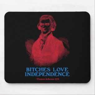Es Liebe Unabhängigkeit Gründerväter Funny 4. Mousepad