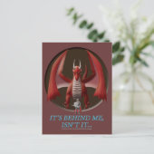 Es liegt hinter mir postkarte (Stehend Vorderseite)