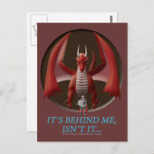 Es liegt hinter mir postkarte (Vorne/Hinten)