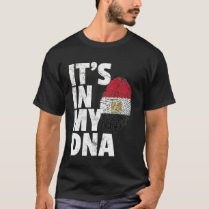 ES LIEGT IN MEINER DNA Ägyptisch Ägypten Flagge St T-Shirt