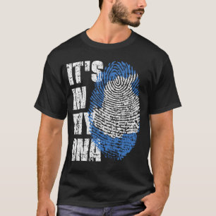 ES LIEGT IN MEINER DNA Antarktika-Flagge Jungen Mä T-Shirt