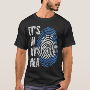 ES LIEGT IN MEINER DNA Antarktika-Flagge Männer Fr T-Shirt