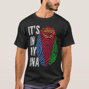 ES LIEGT IN MEINER DNA Eritrea-Flagge Männer Fraue T-Shirt