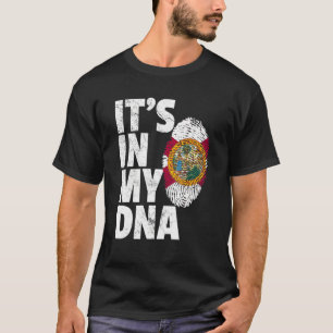 Es liegt in meiner DNA Florida Fingerabdruck Stolz T-Shirt