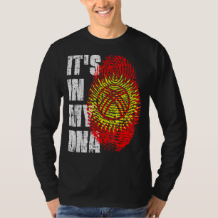 Es liegt in meiner DNA-Kirgisistans-Flagge Kirgisi T-Shirt