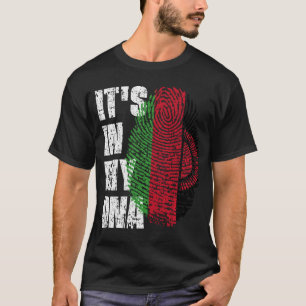 ES LIEGT IN MEINER DNA Malawi-Flagge Malawisch T-Shirt
