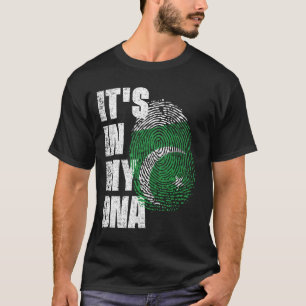 ES LIEGT IN MEINER DNA Pakistan-Flagge T-Shirt