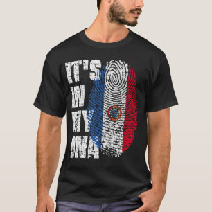 ES LIEGT IN MEINER DNA Paraguay-Flagge Jungen Mädc T-Shirt
