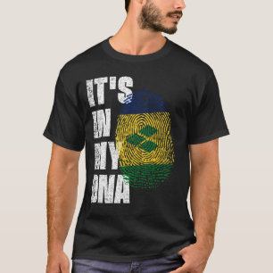 ES LIEGT IN MEINER DNA St. Vincent und die Grenadi T-Shirt