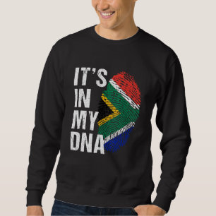 Es liegt in meiner DNA südafrikanischer Stolz süd Sweatshirt