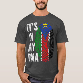 ES LIEGT IN MEINER DNA Südsudan-Flagge Männer Frau T-Shirt