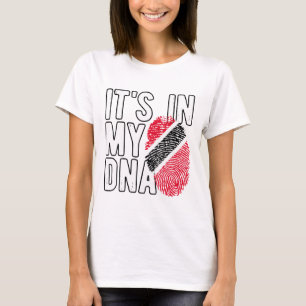 Es liegt in meiner DNA Trinidad und Tobago-Flagge T-Shirt