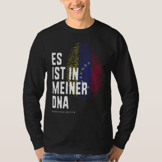 Es liegt in meiner DNA Venezuela Flagge Venezuelas T-Shirt