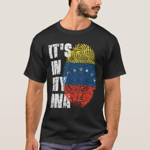 Es liegt in meiner DNA Venezuela-Flagge Venezuelas T-Shirt