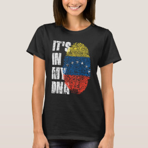 Es liegt in meiner DNA Venezuela-Flagge Venezuelas T-Shirt