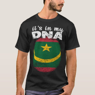 Es liegt in meiner mauretanischen DNA-Fahne Proud T-Shirt