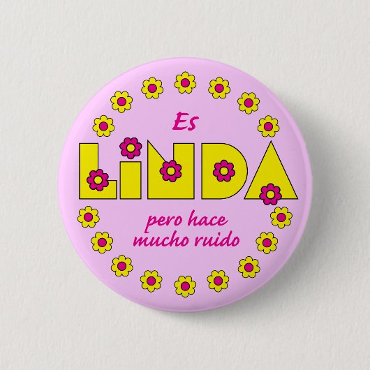 Es Linda, pero Button (Vorderseite)