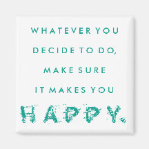 Es macht dich glücklich zu magnet | AQUAMARIN