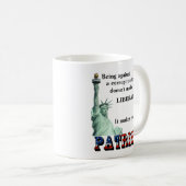 Es macht einen zum PATRIOT Kaffeetasse (VorderseiteRechts)