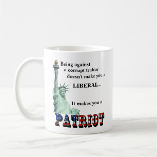 Es macht einen zum PATRIOT Kaffeetasse