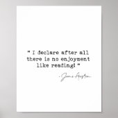 Es macht keinen Spaß, wie Jane Austen zu lesen Poster (Vorne)