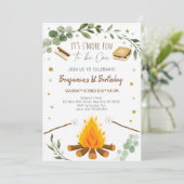 Es macht mehr Spaß, einer der Hauptfeuer der Mensc Einladung (Stehend Vorderseite)