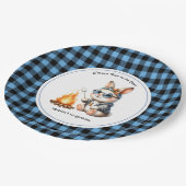 "Es macht mehr Spaß, eins zu sein!" Sonniges Campi Pappteller (Schrägansicht)