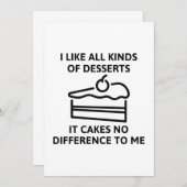 Es macht mir keinen Unterschied Dankeskarte (Vorne/Hinten)