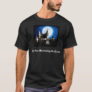 Es macht Spaß, das T-Shirt der Burg zu stürzen