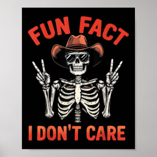 Es macht Spaß, dass ich das Retro-Skelett mit den Poster