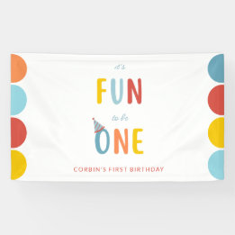 Es macht Spaß, ein bunter Geburtstagsbanner zu sei Banner