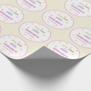Es macht Spaß, ein Streifen zu sein Geschenkpapier