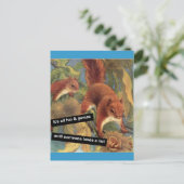 Es macht Spaß und Spiele, bis jemand eine Nase ver Postkarte (Stehend Vorderseite)