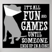 Es macht Spaß und Spiele bis jemand in einen Poster (Vorne)