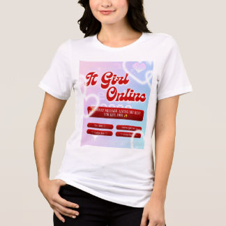 Es Mädchen Online T-Shirt Tri-Blend Shirt