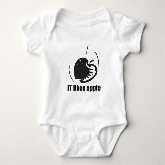 ES mag Apple Baby Strampler (Vorderseite)
