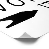 Es mag nicht einfach sein, aber es wird sich lohne poster (Ecke)