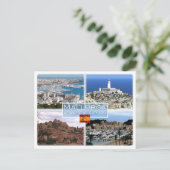 ES Mallorca - Aussicht auf die Bucht von Palma - C Postkarte (Stehend Vorderseite)
