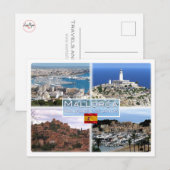 ES Mallorca - Aussicht auf die Bucht von Palma - C Postkarte (Vorne/Hinten)