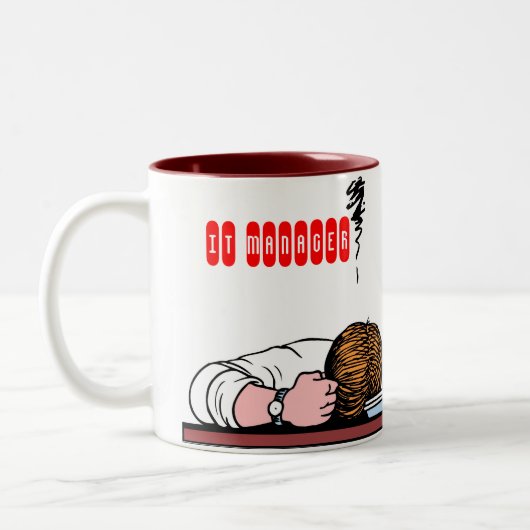 ES MANAGER ZWEIFARBIGE TASSE (Links)