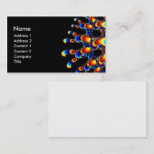 Es - Mandelbrot Fraktal-Kunst Visitenkarte (Vorne/Hinten)