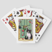 Es muss Liebe Niedlich Cat Individuelle Name Spielkarten (Rückseite)