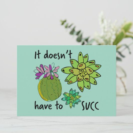 es muss nicht einladung (Stehend Vorderseite)