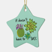 es muss nicht keramik ornament (Links)