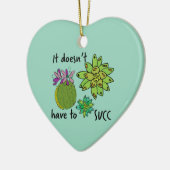 es muss nicht keramik ornament (Links)